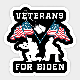 Veterans for Biden Sticker